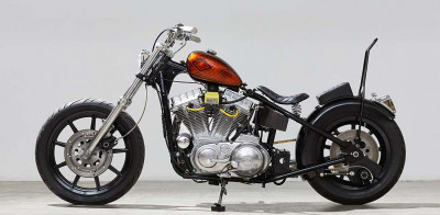 Modifikasi Chopper Harley XL883 Menolak Tua thumbnail